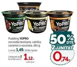 Condis Yopro - pudding xocolata oferta