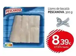 Condis Pescanova - lloms de bacalla oferta