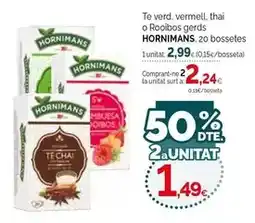 Condis Hornimans - te verd. vermell, thai o rooibos gerds oferta