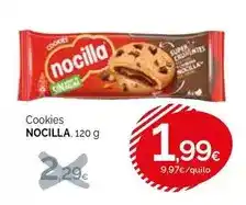 Condis Nocilla - cookies oferta