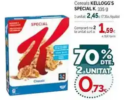 Condis Kellogg's - cereals special k oferta