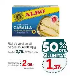 Condis Albo - filet de verat en oli de gira-sol oferta