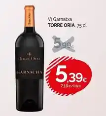 Condis Torre oria - vi garnatxa oferta