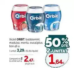 Condis Orbit - xiclet bubblemint oferta
