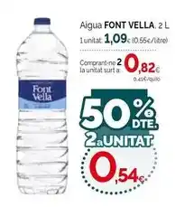 Condis Font vella - aigua oferta