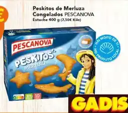 Gadis Pescanova - peskitos de merluza congelados oferta