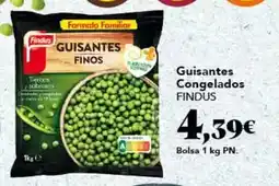 Gadis Findus - guisantes congelados oferta