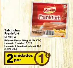 Gadis Revilla - salchichas frankfurt oferta