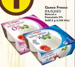Gadis Ifa eliges - queso fresco natural o desnatado 0% oferta