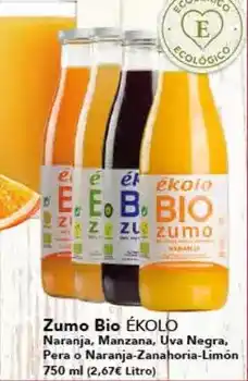 Gadis Ekolo - zumo bio oferta