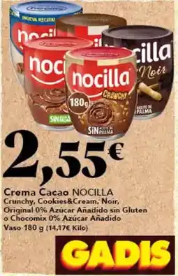 Gadis Nocilla - crema cacao oferta