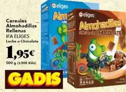Gadis Ifa eliges - cereales almohadillas rellenas oferta