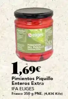Gadis Eliges - pimientos piquillo enteros extra oferta