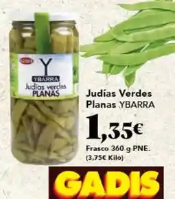 Gadis Ybarra - judias verdes planas oferta