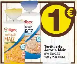 Gadis Ifa eliges - tortitas de arroz o maiz oferta