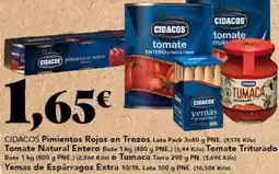Gadis Cidacos - pimientos rojos en trozos oferta
