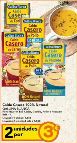 Gadis Gallina blanca - caldo casero 100% natural oferta