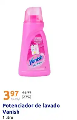 Action VANISH Potenciador de lavado oferta