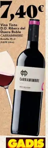 Gadis Ribera - vino tinto d.o. del duero roble oferta