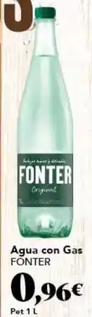 Gadis Fonter - agua con gas oferta