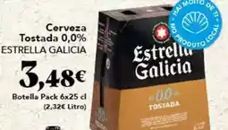Gadis Estrella galicia - cerveza tostada 0,0% oferta