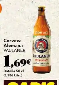 Gadis Paulaner - cerveza alemana oferta