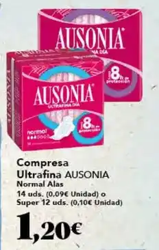 Ausonia - compresa ultrafina normal alas