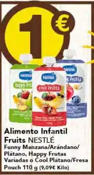 Gadis Nestlé - alimento infantil fruits oferta