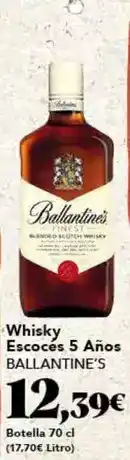 Gadis Ballantine's - whisky escoces 5 anos oferta