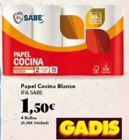 Gadis Ifa sabe - papel cocina blanco oferta