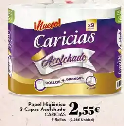 Gadis Caricias - papel higiénico 3 capas acolchado oferta