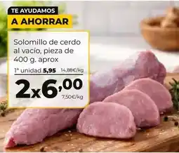 Alimerka Solomillo de cerdo al vacío oferta