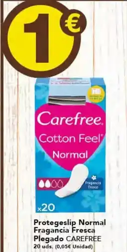 Gadis Carefree - protegeslip normal fragncia fresca plegado oferta