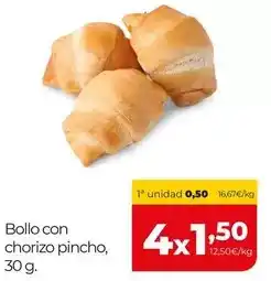 Alimerka Bollo con chorizo pincho oferta