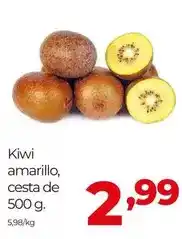 Alimerka Kiwi - amarillo, cesta de 500 g oferta