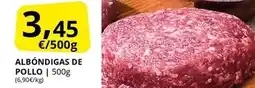 Supermercados MAS Albóndigas de pollo oferta