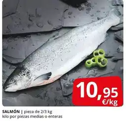 Supermercados MAS Salmón oferta