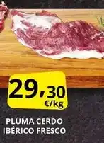 Supermercados MAS Pluma cerdo iberico fresco oferta
