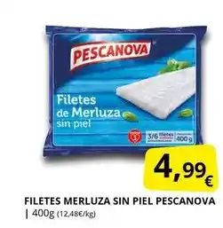 Supermercados MAS Pescanova - filetes merluza sin piel oferta