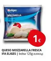 Supermercados MAS Eliges - queso mozzarella fresca oferta