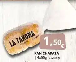Supermercados MAS Pan chapata oferta