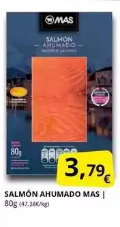 Supermercados MAS Mas - salmón ahumado oferta