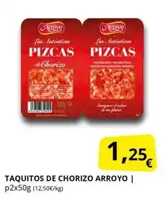 Supermercados MAS Arroyo - taquitos de chorizo oferta