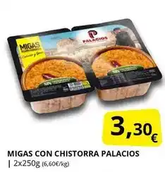 Supermercados MAS Palacios - migas con chistorra oferta