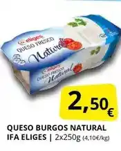 Supermercados MAS Ifa eliges - queso burgos natural oferta