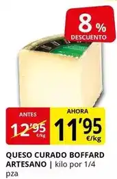 Supermercados MAS Arteiñaki - queso curado boffard oferta