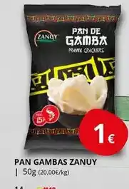 Supermercados MAS Zanuy - pan gambas oferta