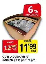 Supermercados MAS Bareyo - queso oveja viejo oferta