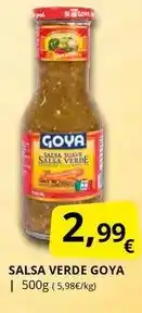 Supermercados MAS Salsa verde oferta