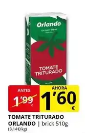 Supermercados MAS Orlando - tomate triturado oferta